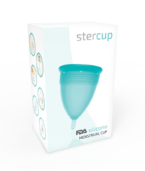 STERCUP - COUPE MENSTRUELLE EN SILICONE FDA AIGUE-MARINE - TAILLE L