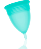 STERCUP - COUPE MENSTRUELLE EN SILICONE FDA AIGUE-MARINE - TAILLE S