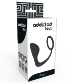 ADDICTED TOYS - PLUG ANAL AVEC ANNEAU PÉNIS NOIR