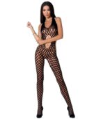 PASSION - FEMME BS065 BODYSTOCKING NOIR TAILLE UNIQUE