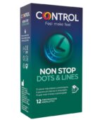 CONTROL - NONSTOP DOTS AND LINES CONDOMS 12 UNITS