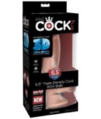 KING COCK - GODE TRIPLE DENSITÉ 14 CM