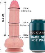 ROCKARMY - SILICONE LIQUIDE PREMIUM MUSTANG RÉALISTE 18 CM -O- 4.14 CM