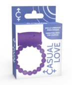 CASUAL LOVE - ANNEAU VIBRATEUR COUPLE 25 VIOLET