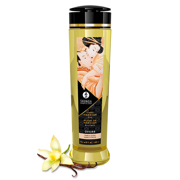 SHUNGA - HUILE DE MASSAGE ÉROTIQUE DÉSIR 240 ML