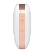 SATISFYER - STIMULATEUR ET VIBRATEUR AIR LOVE TRIANGLE BLANC