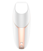 SATISFYER - STIMULATEUR ET VIBRATEUR AIR LOVE TRIANGLE BLANC