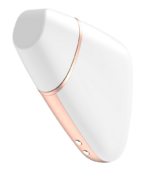 SATISFYER - STIMULATEUR ET VIBRATEUR AIR LOVE TRIANGLE BLANC