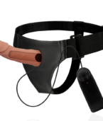 HARNESS ATTRACTION - RNES CADRES CREUX AVEC VIBRATEUR 15 CM -O- 5 CM