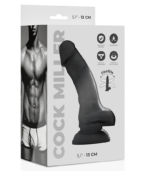 COCK MILLER - SILICONE DENSITÉ COCKSIL ARTICULABLE NOIR 13 CM