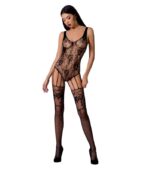 PASSION - FEMME BS074 BODYSTOCKING TAILLE UNIQUE NOIR