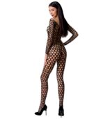 PASSION - FEMME BS077 BODYSTOCKING TAILLE UNIQUE NOIR