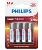 PHILIPS - PILE ALCALINE POWER AA LR6 BLISTER * 4