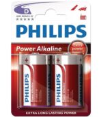 PHILIPS - BLISTER POWER ALCALINE PILA D LR20 * 2