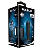 MR PLAY - PLUG ANAL AVEC TÉLÉCOMMANDE VIBRATION NOIRE