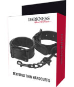 DARKNESS - MENOTTES TEXTURÉES LARGES ET MINCE