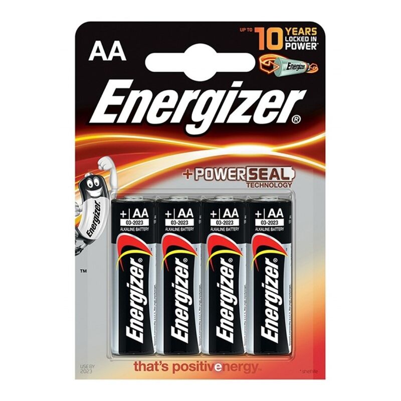 ENERGIZER - PILE ALCALINE AA LR6 *4