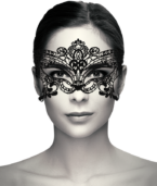 COQUETTE CHIC DESIRE - MASQUE LARGE EN DENTELLE NOIRE