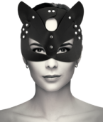 COQUETTE CHIC DESIRE - MASQUE EN CUIR VEGAN AVEC OREILLES DE CHAT