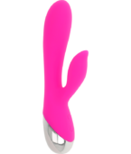 OHMAMA - VIBRATEUR AVEC LAPIN 10 MODES DE VIBRATION 19 CM