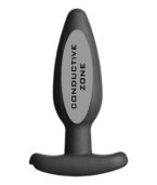 ELECTRASTIM - SILICONE NOIR ROCKER BUTTT PLUG MOYEN