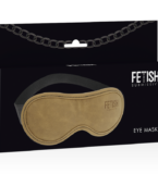 FETISH SUBMISSIVE ORIGEN - MASQUE EN CUIR VÉGAN AVEC DOUBLURE EN NÉOPRÈNE