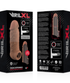 VIRILXL - EXTENSION DE PÉNIS EN SILICONE LIQUIDE V7 MARRON