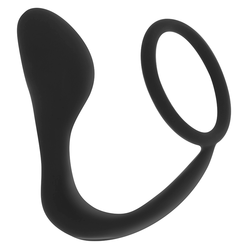 OHMAMA - PLUG ANAL EN SILICONE AVEC ANNEAU 10