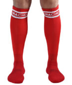 MACHO - CHAUSSETTES LONGUES TAILLE UNIQUE ROUGE