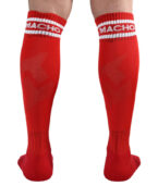 MACHO - CHAUSSETTES LONGUES TAILLE UNIQUE ROUGE