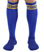 MACHO - CHAUSSETTES LONGUES TAILLE UNIQUE BLEU