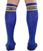 MACHO - CHAUSSETTES LONGUES TAILLE UNIQUE BLEU