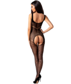 PASSION - FEMME BS078 BODYSTOCKING TAILLE UNIQUE NOIR