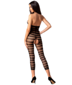 PASSION - FEMME BS081 BODYSTOCKING NOIR TAILLE UNIQUE