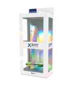 X RAY - HARNAIS + BITE TRANSPARENT 18 CM -O- 4 CM