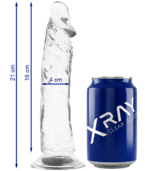 X RAY - HARNAIS + BITE TRANSPARENT 21 CM -O- 4 CM