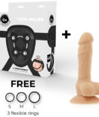 COCK MILLER - HARNAIS + SILICONE DENSITÉ COCKSIL ARTICULABLE 13 CM