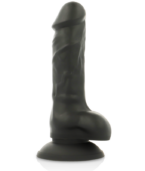 COCK MILLER - HARNAIS + SILICONE DENSITÉ COCKSIL ARTICULABLE NOIR 13 CM