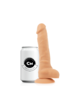 COCK MILLER - HARNAIS + COCKSIL ARTICULABLE DENSITÉ SILICONE 18 CM