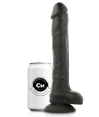 COCK MILLER - HARNAIS + SILICONE DENSITÉ ARTICULABLE COCKSIL NOIR 24 CM