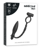 ADDICTED TOYS - PLUG ANAL AVEC ANNEAU VIBRANT