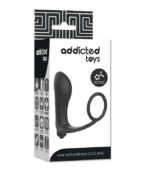 ADDICTED TOYS - PLUG ANAL VIBRANT AVEC ANNEAU PÉNIS