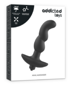 ADDICTED TOYS - MASSEUR ANAL AVEC VIBRATION NOIRE MODÈLE 2