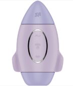 SATISFYER - MISSION CONTROL PETIT VIBRATEUR  DOUBLE IMPULSION LILAS