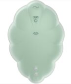 SATISFYER - VIBRATEUR CLOUD DANCER VERT AIR PULSE