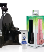 FLESHLIGHT - GO PINK LADY SURGE VAGIN + LANCEMENT UNIVERSEL + LUBRIFIANT DE QUALITÉ AQUA 50 ML