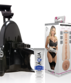 FLESHLIGHT - MIA MALKOVA VAGINA LVL UP + LANCEMENT UNIVERSEL + LUBRIFIANT DE QUALITÉ AQUA 50 ML