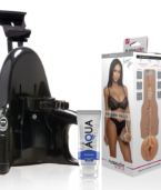 FLESHLIGHT - AUTUMN FALLS CRÈME TEXTURE VAGIN + LANCEMENT UNIVERSEL + LUBRIFIANT QUALITÉ AQUA 50 ML