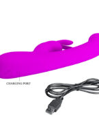 PRETTY LOVE - VIBRATEUR LAMAR LAPIN ET SPOT G VIOLET