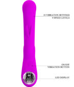 PRETTY LOVE - VIBRATEUR LAMAR LAPIN ET SPOT G VIOLET